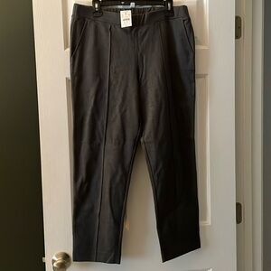 JCrew grey melange stretch pull on pants with pockets